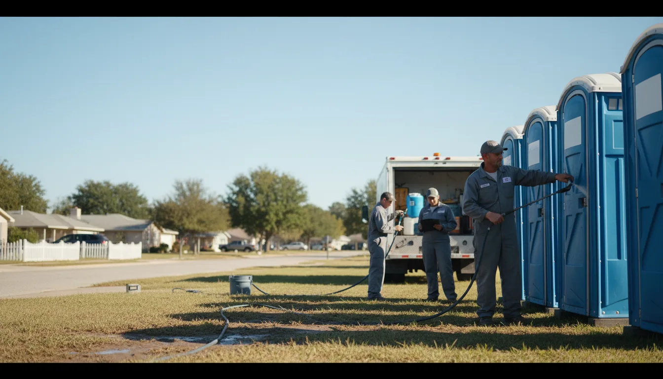 Long-Term Portable Toilet Rental in Munford, AL near me